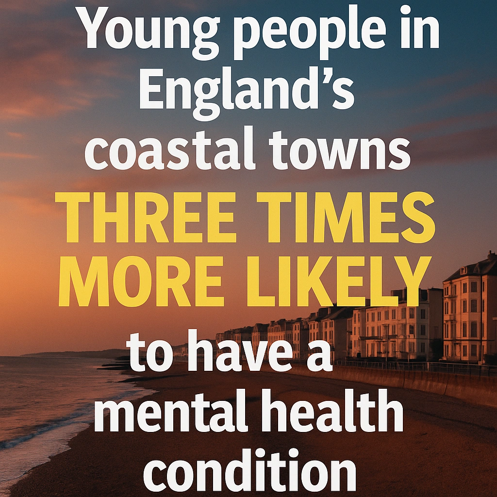 Young People in England’s Coastal Towns Three Times: More Likely to Have a Mental Health Condition — Alarming New Data Sparks National Concern Young People in England’s Coastal Towns Three Times: More Likely to Have a Mental Health Condition — Alarming New Data Sparks National Concern